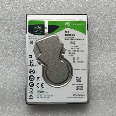 Seagate 2TB BarraCuda ST2000LM015 5400 RPM 128MB Cache SATA 6 0Gb S 2 5