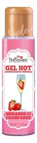 Gel Hot Para Sexo Oral Hotflowers Champanhe Morango MercadoLivre