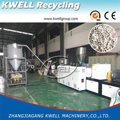 Hot Cutting Pelletizing Machine Plastic Recycling Line Granulator Granulating Machine For Pvc