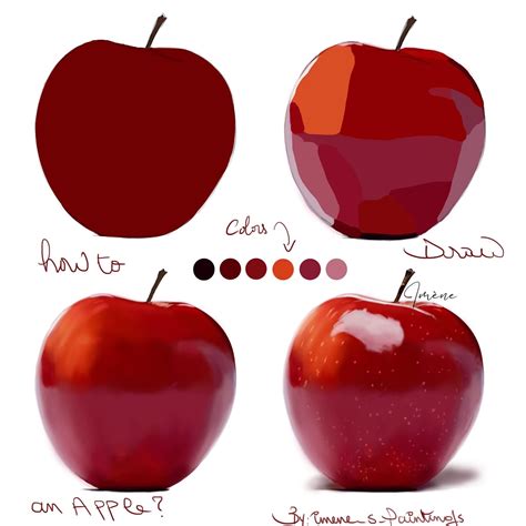apple easy drawing 8