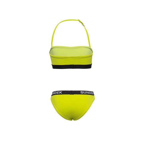 Sundek Bikini Logo Parlato Giallo Bambina Acquista Online Su Sportland