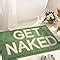 Amazon Koexm Get Naked Bath Mat Cute Bathroom Rugs X Funny Bath Mat Non Slip
