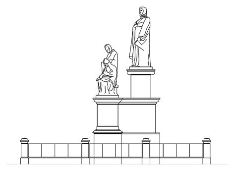 Sculpture Cad Block Plan