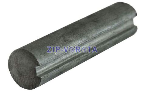 Вал полнотелый с пазом под шпонку 25516