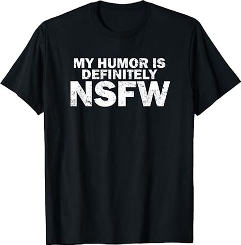 Funny Nsfw Not Safe For Work Gift Nude Nudity Joke Meme T Shirt Amazon De Bekleidung