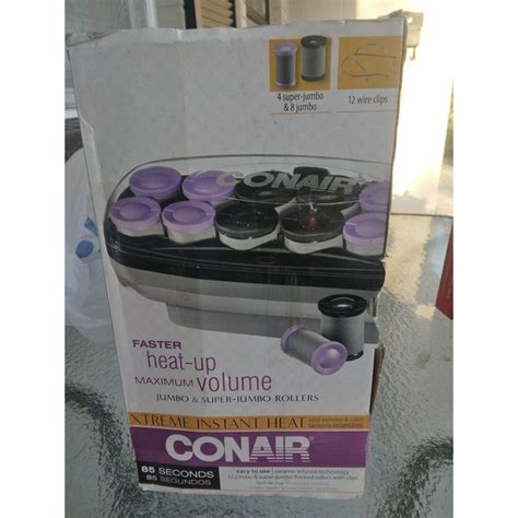 Conair Accessories Conair Xtreme Instant Heat Jumbo And Super Jumbo Hot Rollers Bonus Super