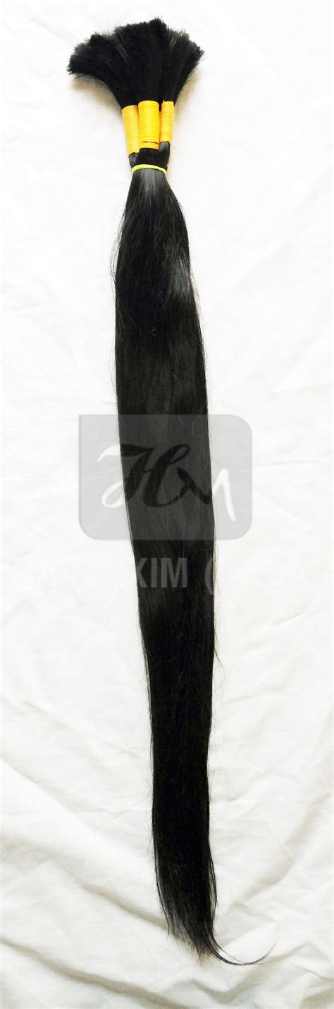 100 Unprocessed Single Donor Temple Indian Human Hair Hair Exim No