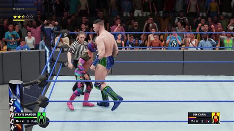 Wwe 2k18 My Career Universe Mode Stevie Danger Vs Sin Cara Youtube