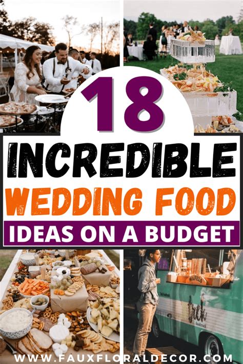 18 Incredible Wedding Reception Food Ideas On A Budget