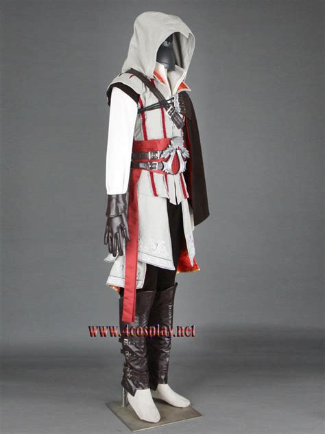 Assassins Creed Ii 2 Ezio Auditore Da Firenze Cosplay Costume Outfit