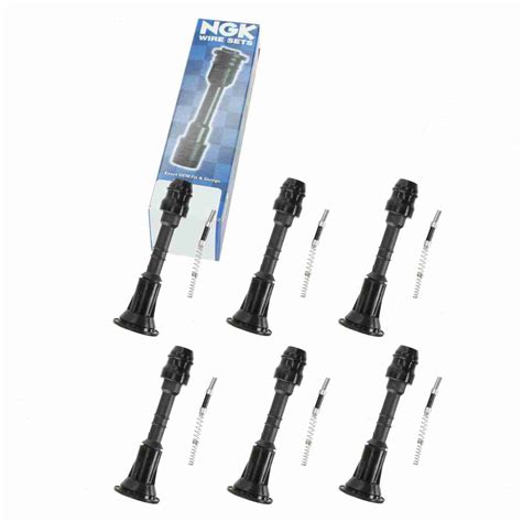 Pc Ngk Ignition Coil Boots Compatible With Nissan Frontier L V