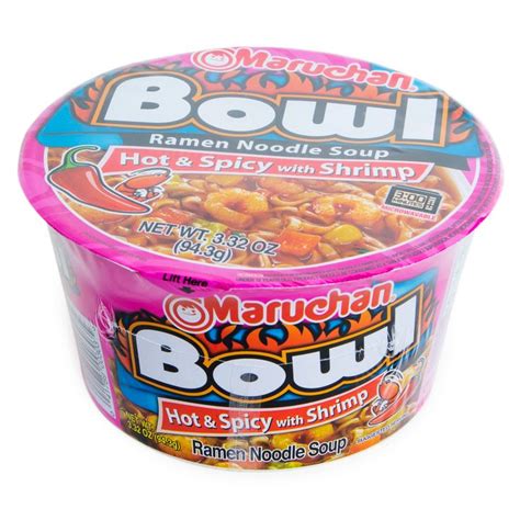 Maruchan Bowl Hot Spicy Shrimp Flavor Ramen Noodle Soup Oz Five Below Ramen Noodle