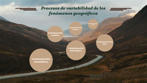 Procesos de variabilidad de los fenómenos geográficos by RODOLFO