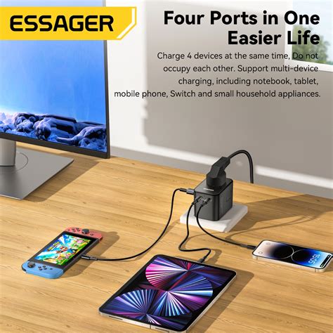 Essager Jy Series W Universal Plug Usb C Pd Charger