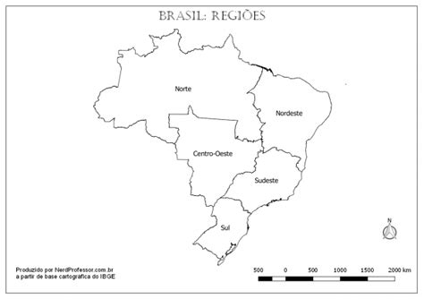 Mapa Estados E Capitais Do Brasil Colorir Nerd Professor