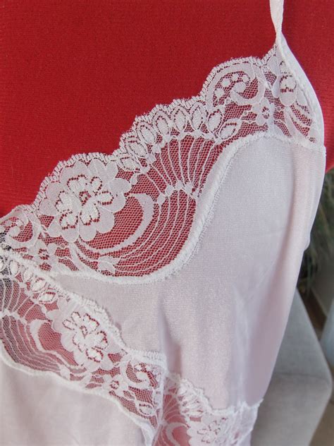 Vintage Lingerie Lace Top 90 S Slip Satin Lace Top Etsy