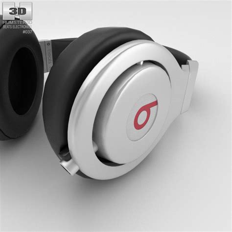 Beats Pro Over Ear Headphones Infinite Black D Model Electronics On