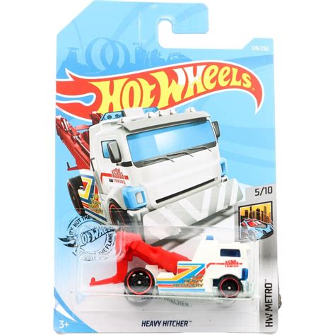 Heavy Hitcher Hw Metro B Rgningsbil Vit Hot Wheels
