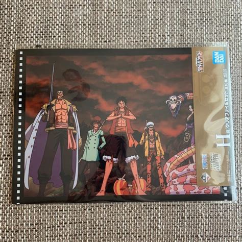 One Piece ワンピース 一番くじ 劇場版 スタンピード グレートバンケット H賞 クリアファイル ルフィ ロー サボ ハンコック