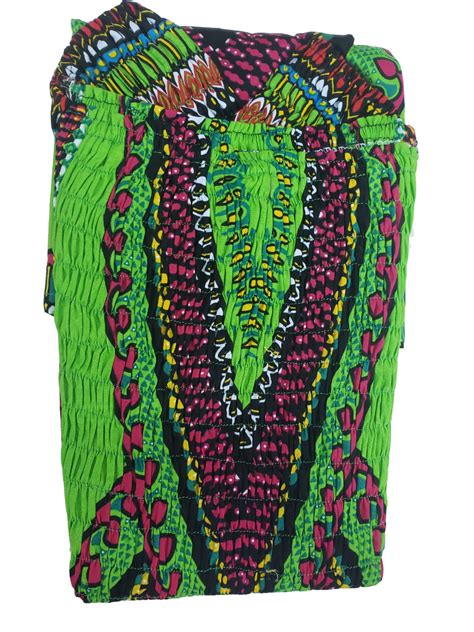 Off The Shoulder African Print Dashiki Dress Tootoolbay