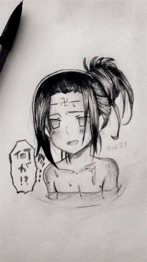 Neji Hyuuga desenho a lápis Pencil drawn Male sketch Drawings Art