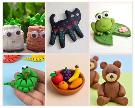 15 Easy Clay Craft Ideas For Kids - fabbcraft