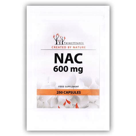 Forest Vitamin Nac 600mg Suplement Diety 250caps Sklep Empik