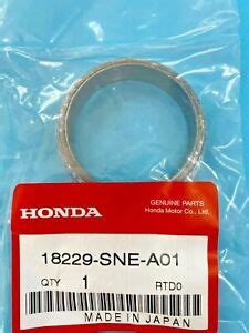 GENUINE Honda ACURA18229SNEA01 MANY MODELS GASKET EXHAUST FLEXIBLE ...