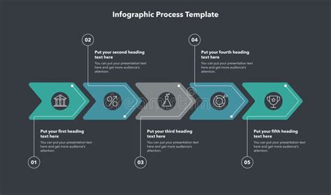 Arrow Process Steps Chart Business Startup Step Arrows Work Flow