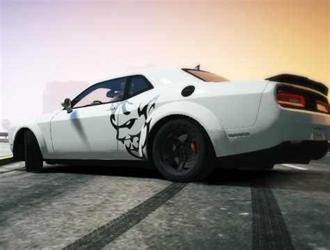 Dodge Challenger Srt Demon Livery Gta Mods