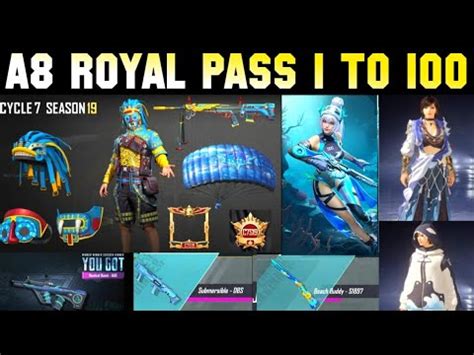 A8 Royal Pass Leaks 1 To 100 RP Full Leaks RP Vehicle Skin RP A8