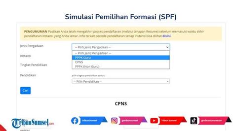 Cara Cek Pengumuman Hasil Seleksi Administrasi Cpns Pppk Guru Dan