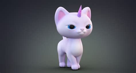 3D модель Мультфильм Киттикорн - TurboSquid 1397059