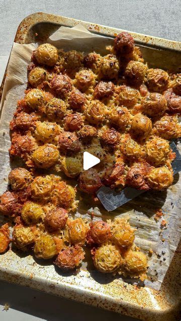 Yumlabels On Instagram Part 1 🧀🥔crispy Parmesan Sheet Pan Potatoes 🥔🧀