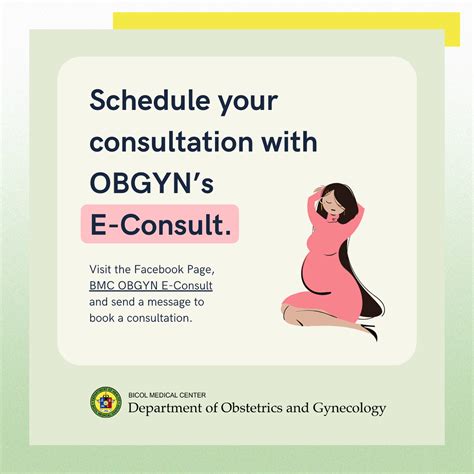 Bmc S Department Of Obstetrics And Gynecology Launches E Consult Platform On Facebook Bicol