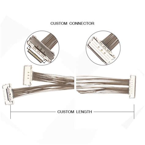 04mm Pitch Lvds Edp Cable I Pex 20679 20p Micro Coaxial Lvds Display Connector