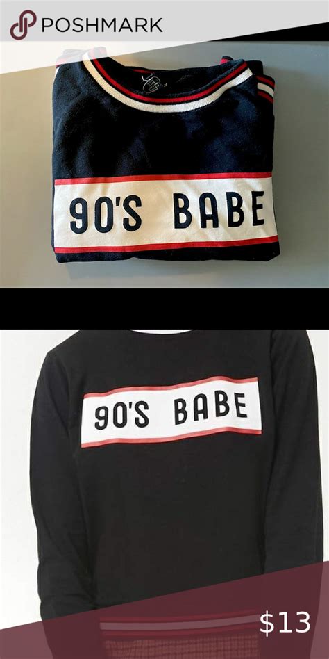 90s Babe Lightweight Retro Sweatshirt Forever 21 Retro Sweatshirts