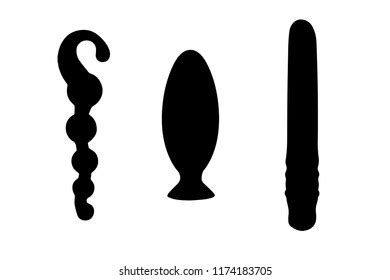 Sex Toy Icons Vector Illustration Stock Vector Royalty Free 1174183705 Shutterstock