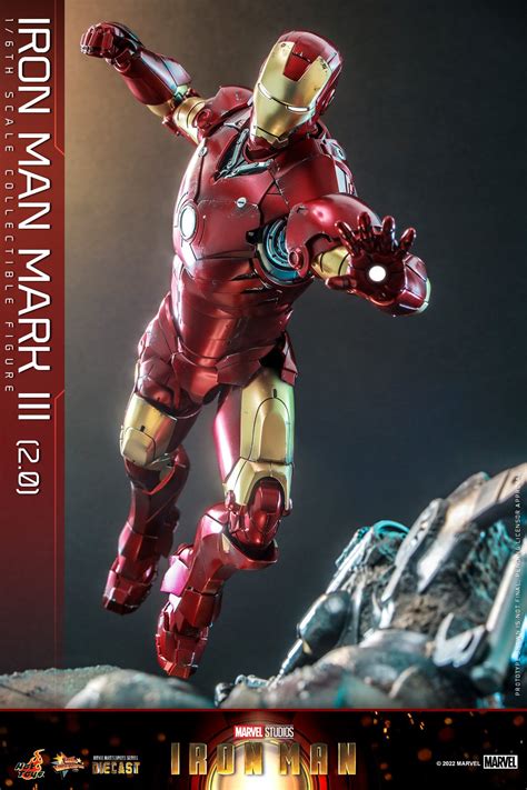Hot Toys MMS664D48 1 6 Iron Man Iron Man Mark III 2 0 AcareToys จำหนาย ของเลน โมเดล ชด