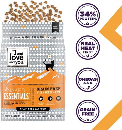 I And Love And You Naked Essentials Chicken Duck Recipe Dry Cat Food Lb Bag Chewy