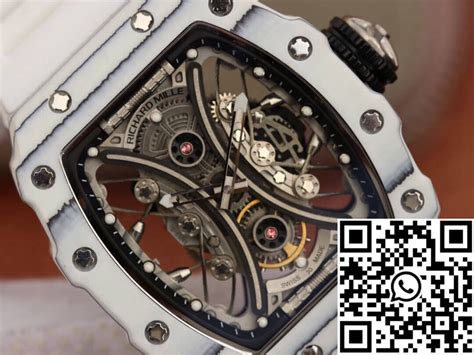 Richard Mille Rm Kv Factory White Tpt Carbon Fiber Skeleton Dial