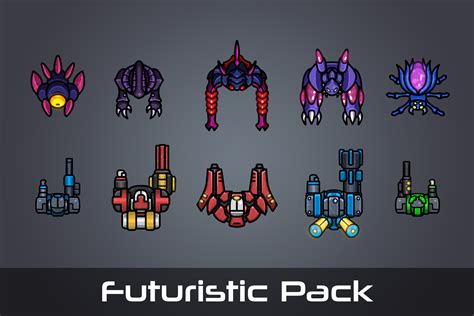 Top Down Assets Futuristic Pack 2d Characters Unity Asset Store