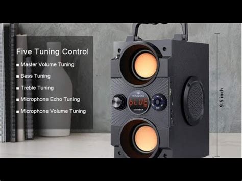 TENMIYA A26 Portable Bluetooth Speakers Review - YouTube