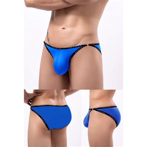 Ropa Interior Sexy Gay Para Hombres Jockstrap Hombre Seda De Hielo Transpirable Calzoncillos