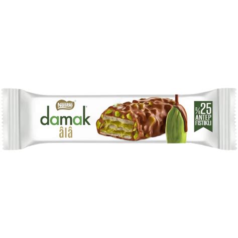 Nestle Damak Chocolate & Pistachio Wafer Bar (Turkish) - 1.06oz (30g ...