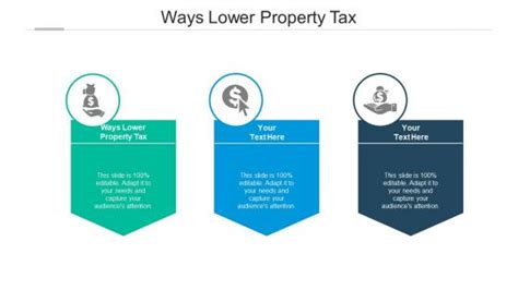 Ways Lower Property Tax Powerpoint Presentation And Slides Slideteam