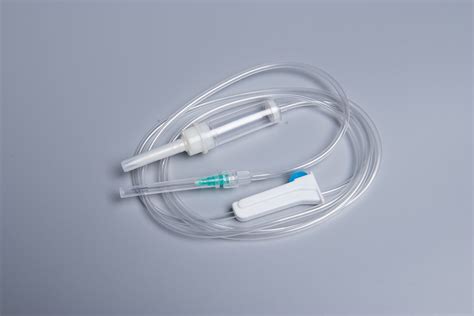 Medical Grade Pvc Disposable Infusion Set With Drops Ml Flow Rate