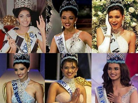 List Of Miss World Winners From India Reita Faria To Manushi Chillar