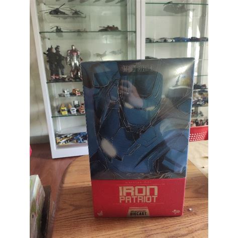 hot toys mms195 鋼鐵人 愛國者 蝦皮購物