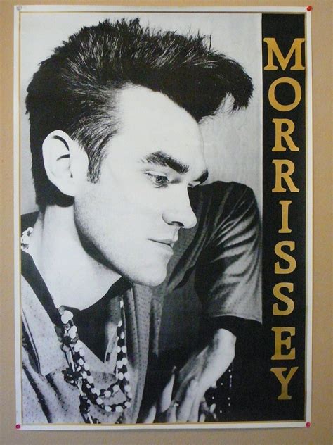 Vintage Morrissey The Smiths Poster 1980s SALE by Happiness2day